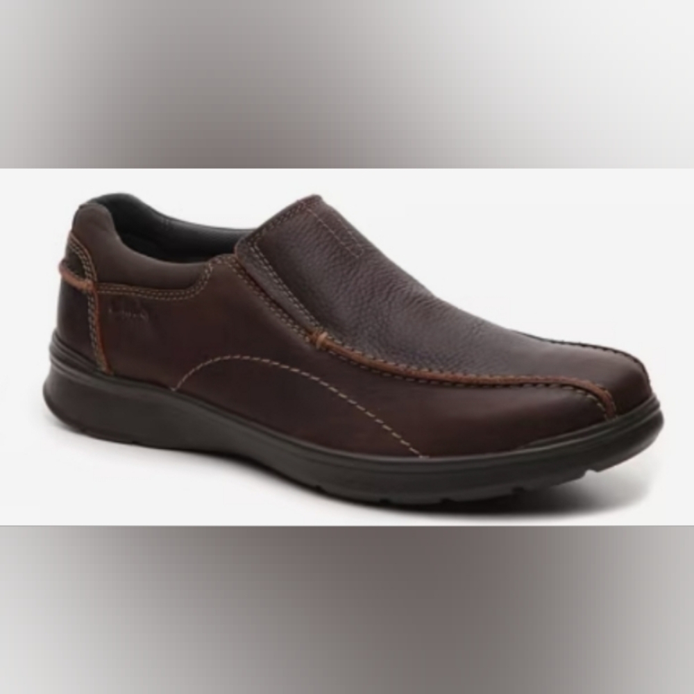 Clarks Cotrell Step Slip-On Mens Shoes Brown Size 10 Excellent Condition - Picture 4 of 4